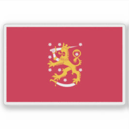 Pegatina Bandera estatal de Finlandia (diciembre de 1917 a 