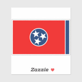 Pegatina Bandera estatal de Tennessee