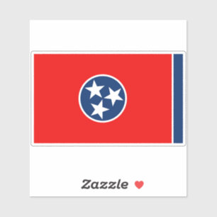 Pegatina Bandera estatal de Tennessee