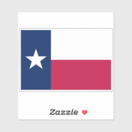 Pegatina Bandera estatal de Texas