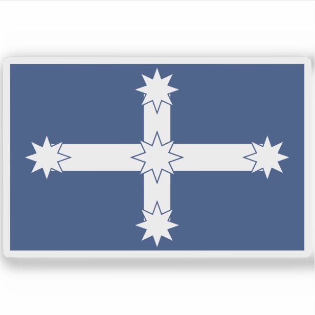 Pegatina Bandera Eureka, Commonwealth de Australia (Anverso)