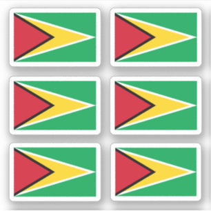 Pegatina Bandera guyanesa