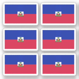 Pegatina Bandera haitiana