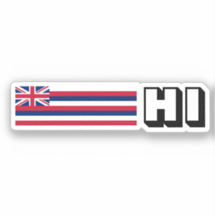 Pegatina Bandera Hawai’I