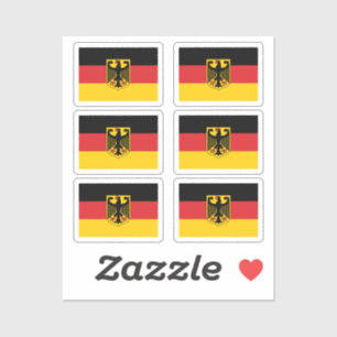 Pegatina Bandera nacional de Alemania de 6