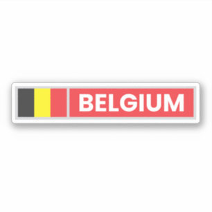Pegatina Bandera nacional de Bélgica
