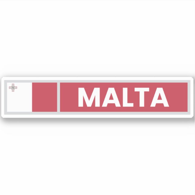 Pegatina Bandera nacional de Malta