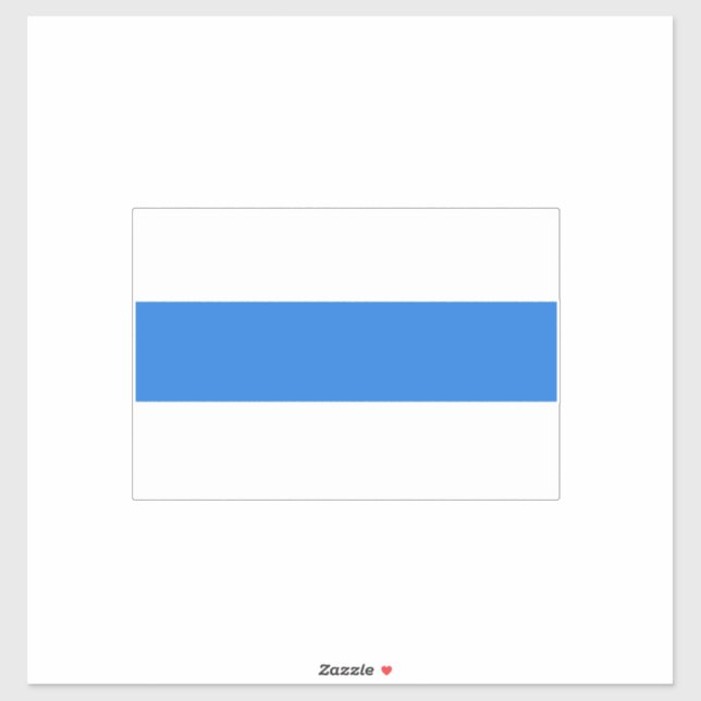 Pegatina Bandera nueva de Rusia Libre (Hoja)