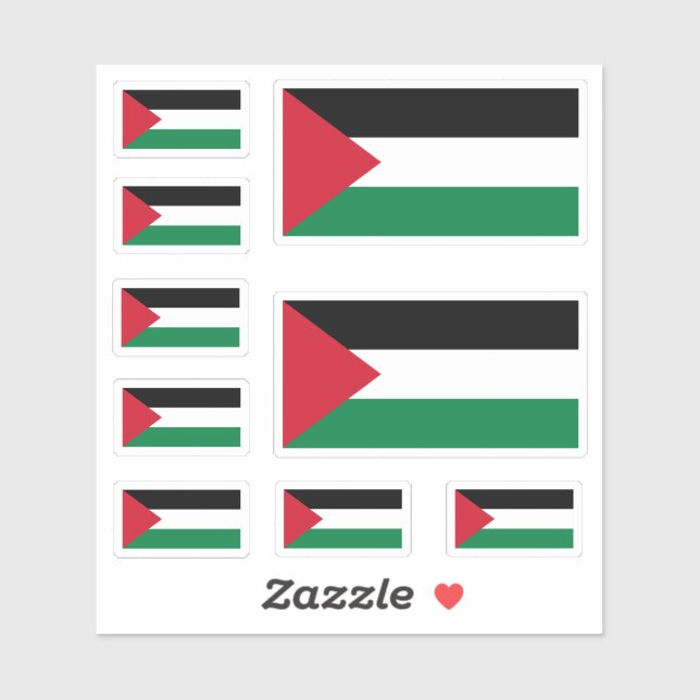 Pegatina Bandera palestina #pack2 | (س ت・ك・・・・・・・ف س ط ن ‎)