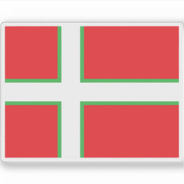 Pegatina Bandera propuesta de Groenlandia (1974)