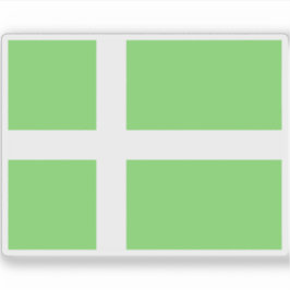 Pegatina Bandera propuesta de Groenlandia (1984)