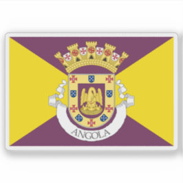 Pegatina Bandera propuesta de la Angola portuguesa (1932)