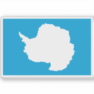 Pegatina Bandera propuesta de la Antártida (Graham Bartram)