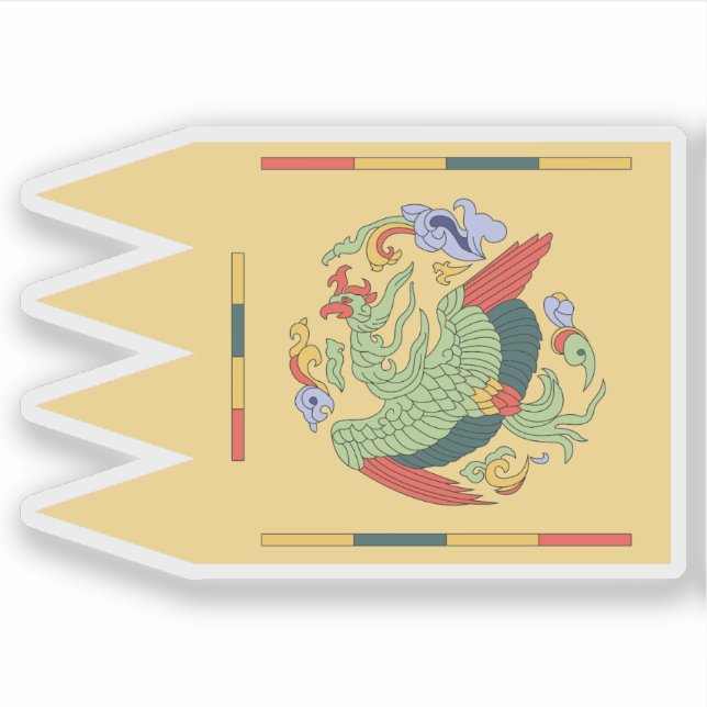 Pegatina Bandera real de Goryeo (Bong-gi) (Anverso)