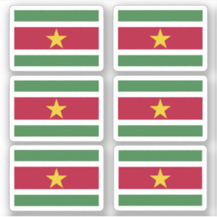 Pegatina Bandera surinamesa