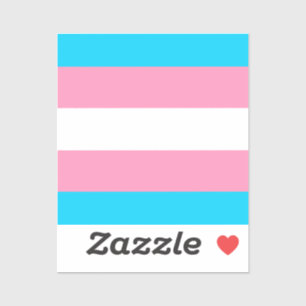 Pegatina Bandera Transgénero   LGBTQIA+ 