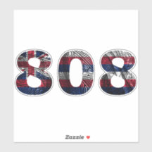 Bandera tribal hawaiana 808