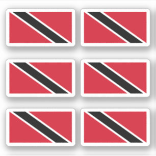 Pegatina Bandera trinitense y tobagana (trinitense)
