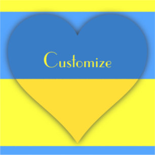 Pegatina Bandera ucraniana azul Thunder_Cove