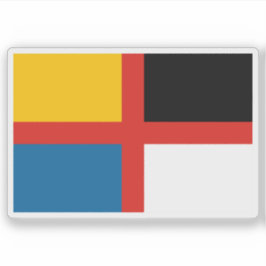 Pegatina Bandera variante del Imperio de China (1915-1916)