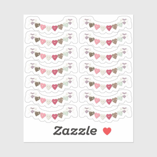 Pegatina Banderas para manosear el corazón del país (Hoja)