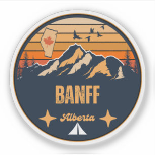 Pegatina Banff, Alberta