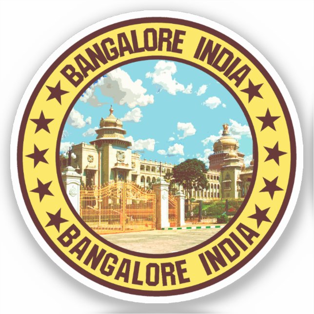 Pegatina Bangalore (Anverso)