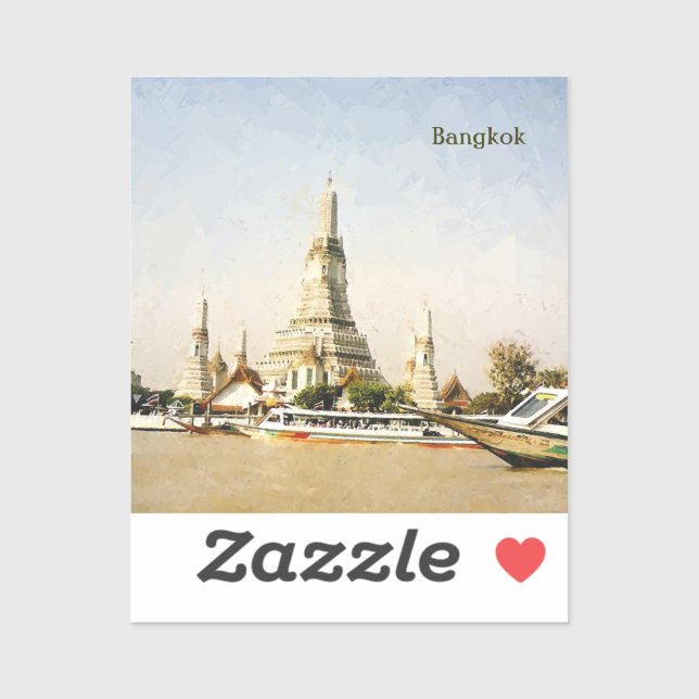 Pegatina Bangkok, Tailandia (Hoja)