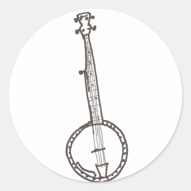 Pegatina Banjo (Anverso)