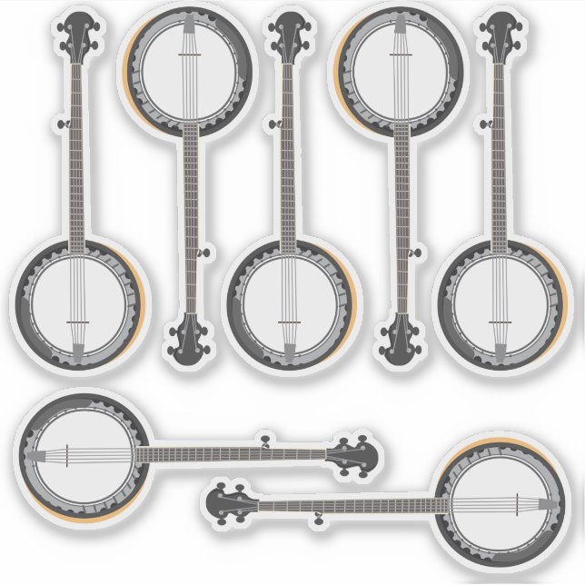 Pegatina Banjo Banjo Banjo (Anverso)