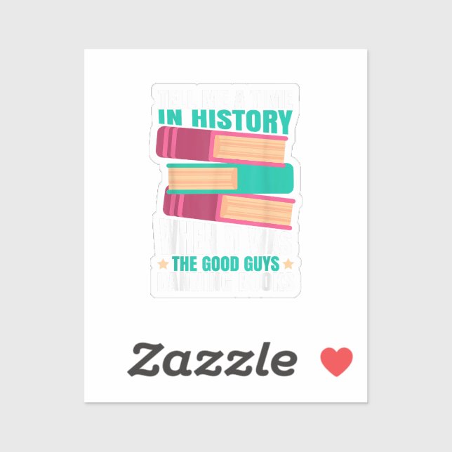 Pegatina Banned Books Quote (Hoja)