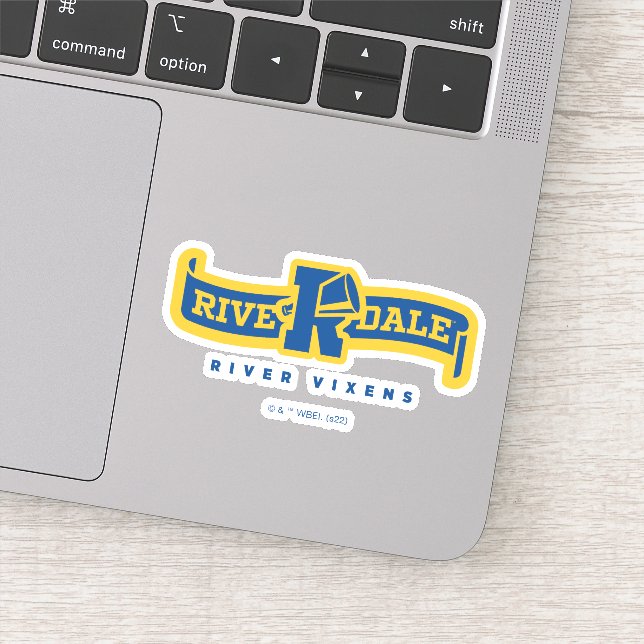 Pegatina Banner del río Riverdale Vixens (Detalle)