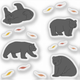 Pegatina Baños negros