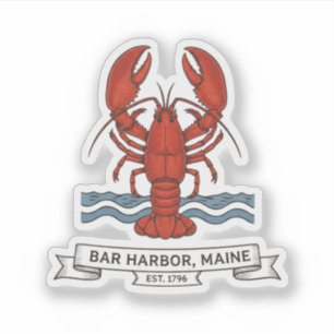 Pegatina Bar Harbor, Maine