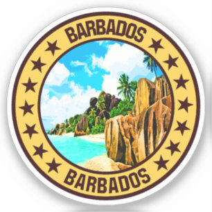 Pegatina Barbados