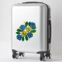 Barcaza estrecha de arte popular de flores azules