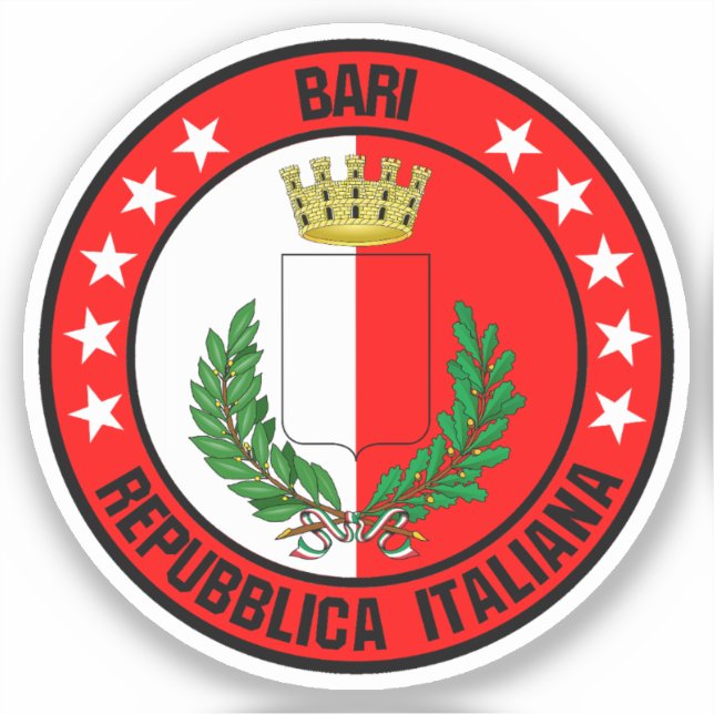 Pegatina Bari (Anverso)