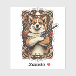 Pegatina Baroque Bark: The Gentleman Outlaw