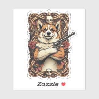 Pegatina Baroque Bark: The Gentleman Outlaw