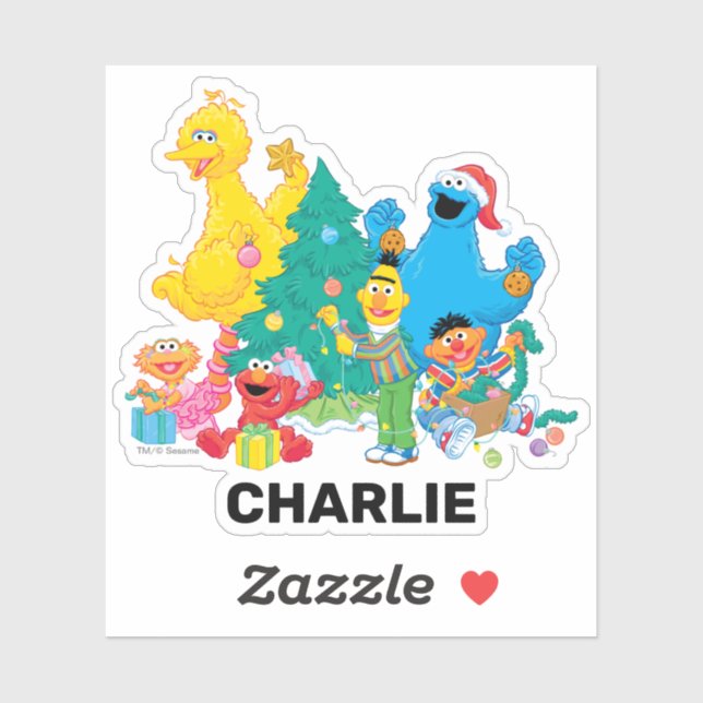 Pegatina Barrio Sésamo | NAVIDADES (Hoja)