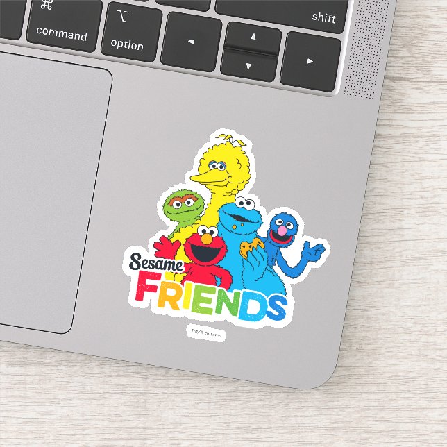 Pegatina Barrio Sésamo | Sesame Friends (Detalle)