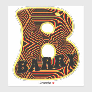 Pegatina Barry Funky Names