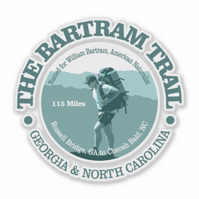 Pegatina Bartram Trail (T) (Anverso)