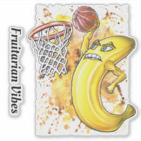 Básquetbol de flúor Slam Dunk Banana