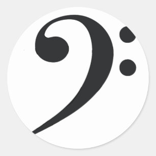 Pegatina Bass Clef