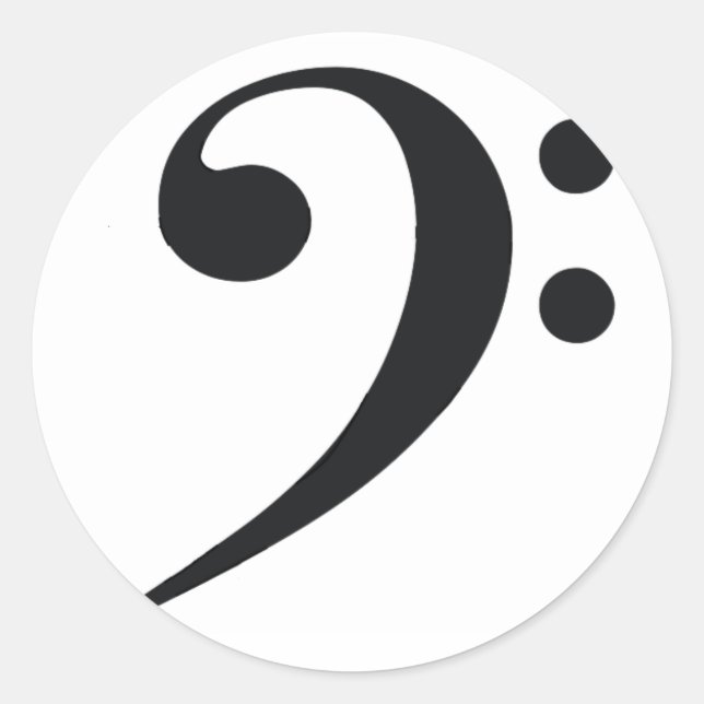 Pegatina Bass Clef (Anverso)