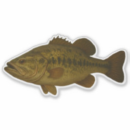 Pegatina Bass Cut-out Sticker