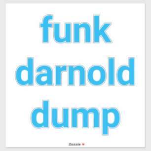 Pegatina basura funk darnold Hankamer Artjunkhaus Splash-Ar