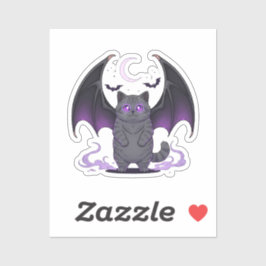 Pegatina Bat Wing Brit - Halloween del gato británico Short