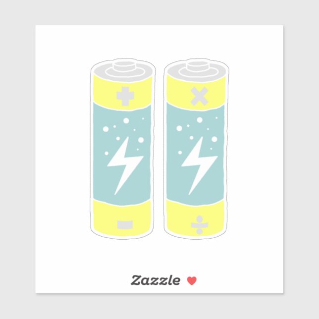 Pegatina Baterías (Hoja)